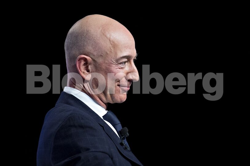 Amazon CEO Jeff Bezos Speaks At Air Force Association Air, Space & Cyber Conference