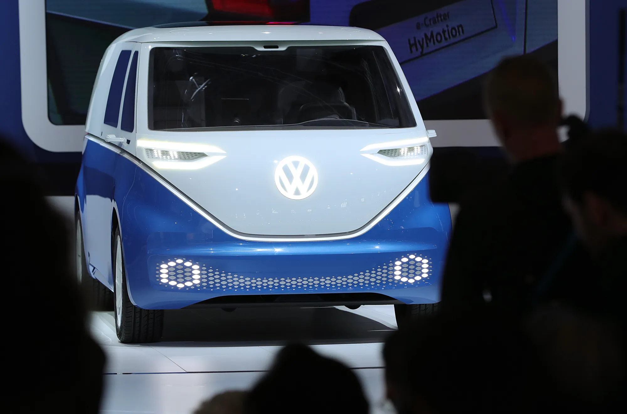 A VW&nbsp;Buzz electric cargo truck