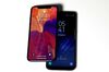 Samsung Galaxy S8 smartphone and Apple iPhone X smartphone