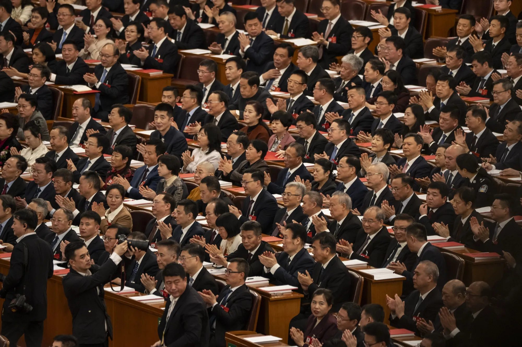 Delegates at the National People’s Congress.