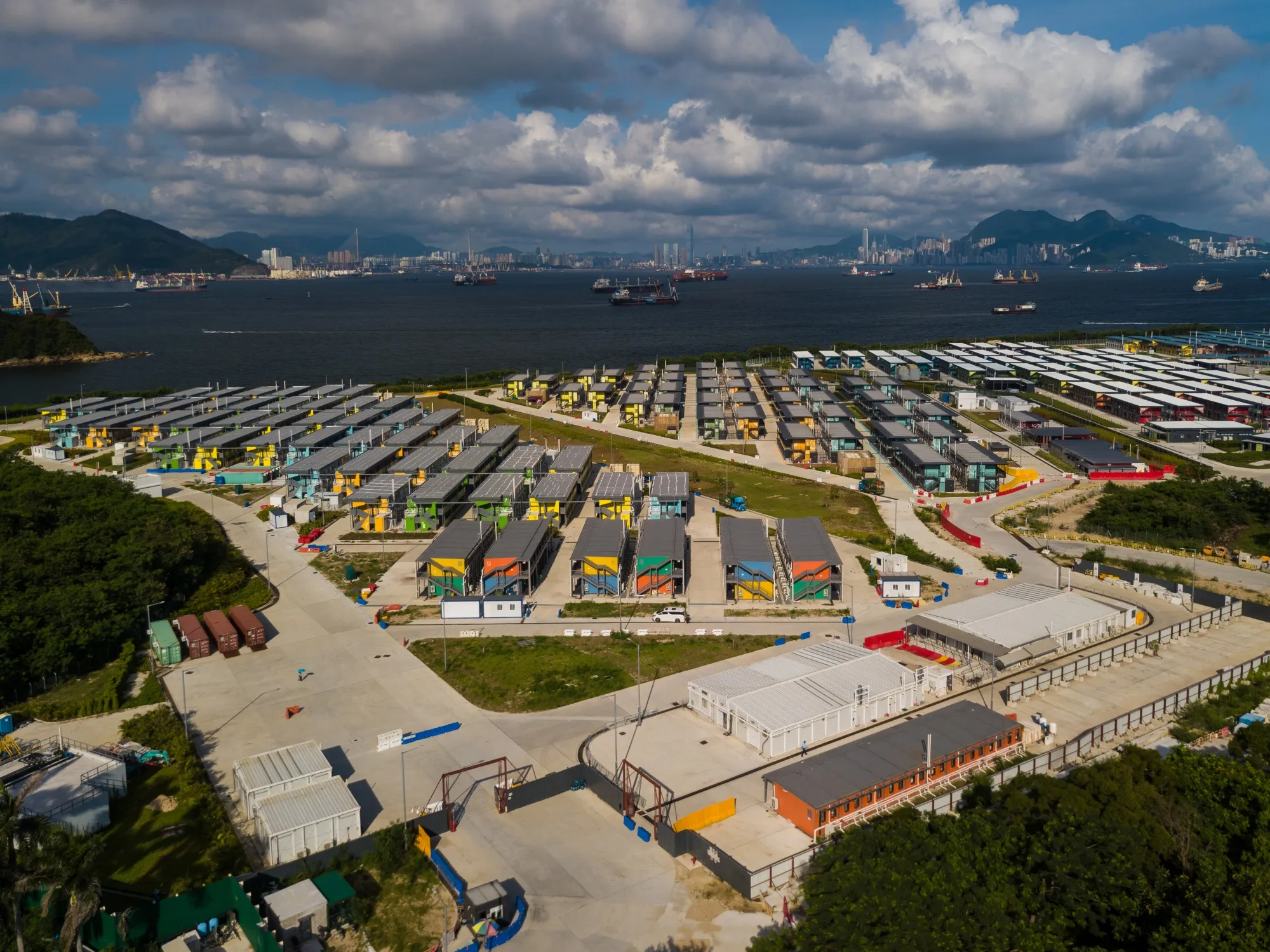 The Penny Bay Quarantine Center in Hong Kong.