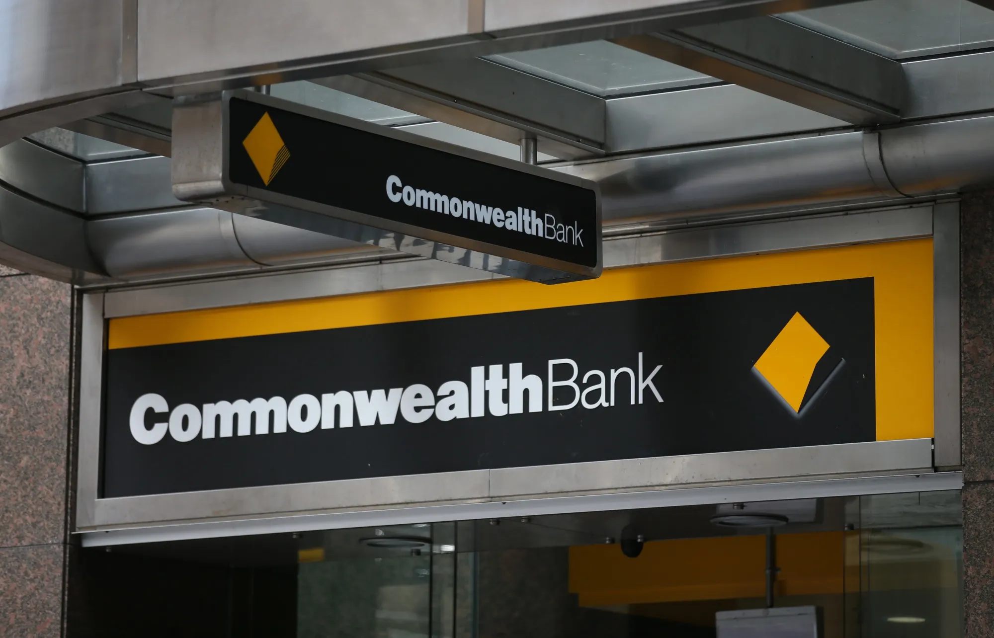 Images of Commonwealth Bank of Australia as It Announces Earnings Figures