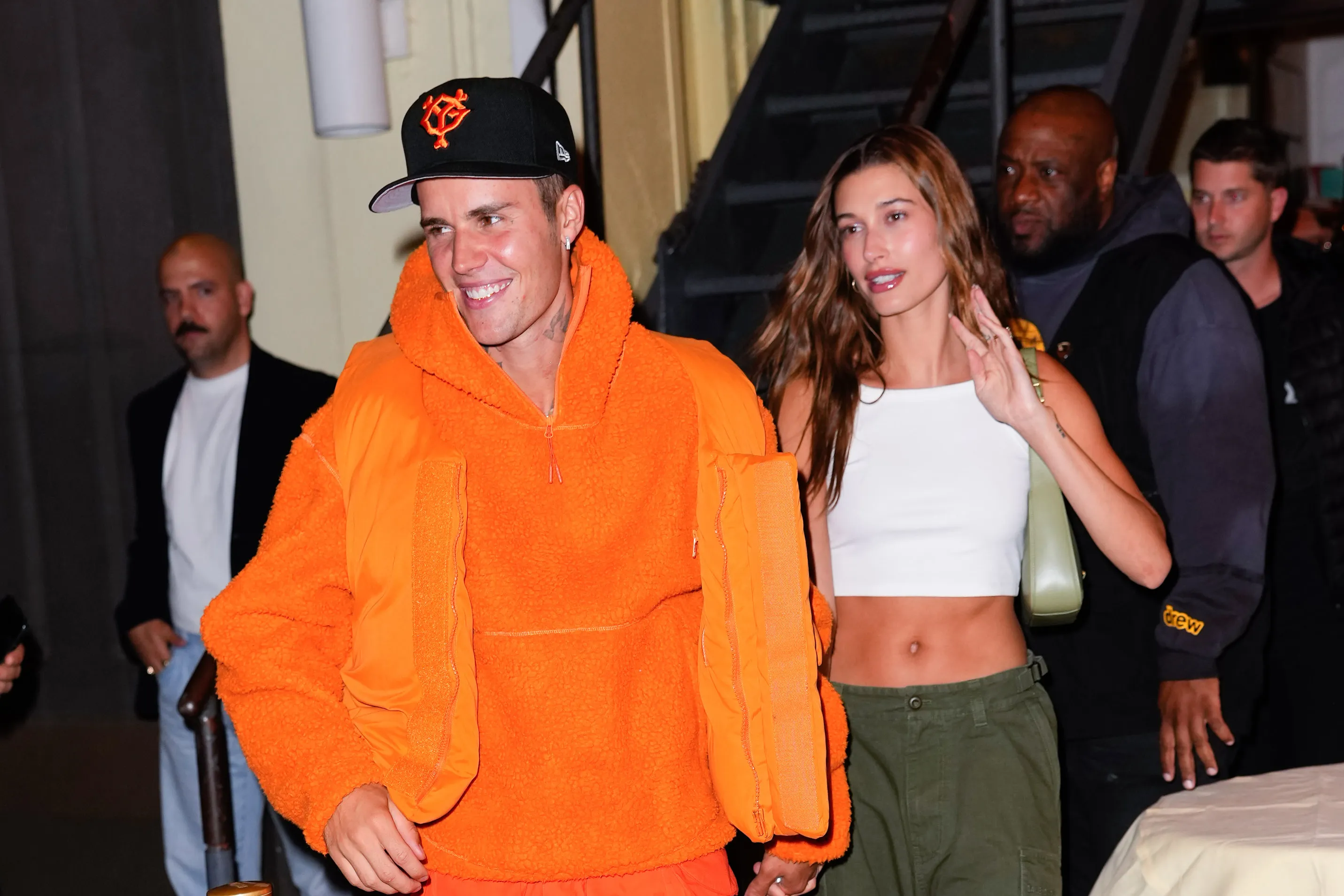 Justin Bieber and Hailey Bieber in New York on June 4.