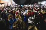 Alabama fans celebrate in the street in Tuscaloosa, Ala., on&nbsp;Jan. 11.