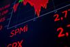 Trading On The Floor Of The NYSE As U.S. Stocks Heading for Sixth Straight Down Day
