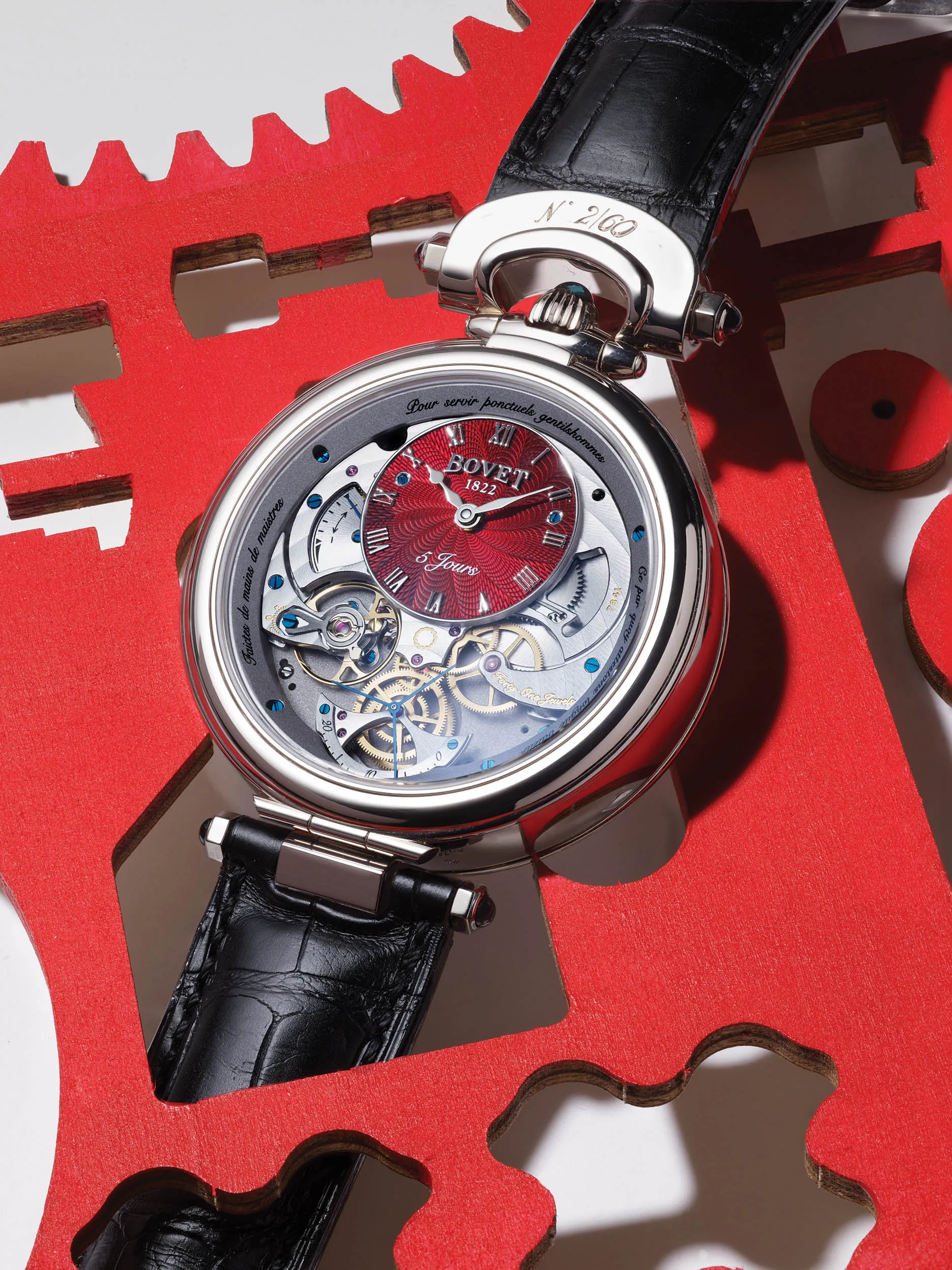 Bovet Virtuoso V Red Guilloché&nbsp;Edition.