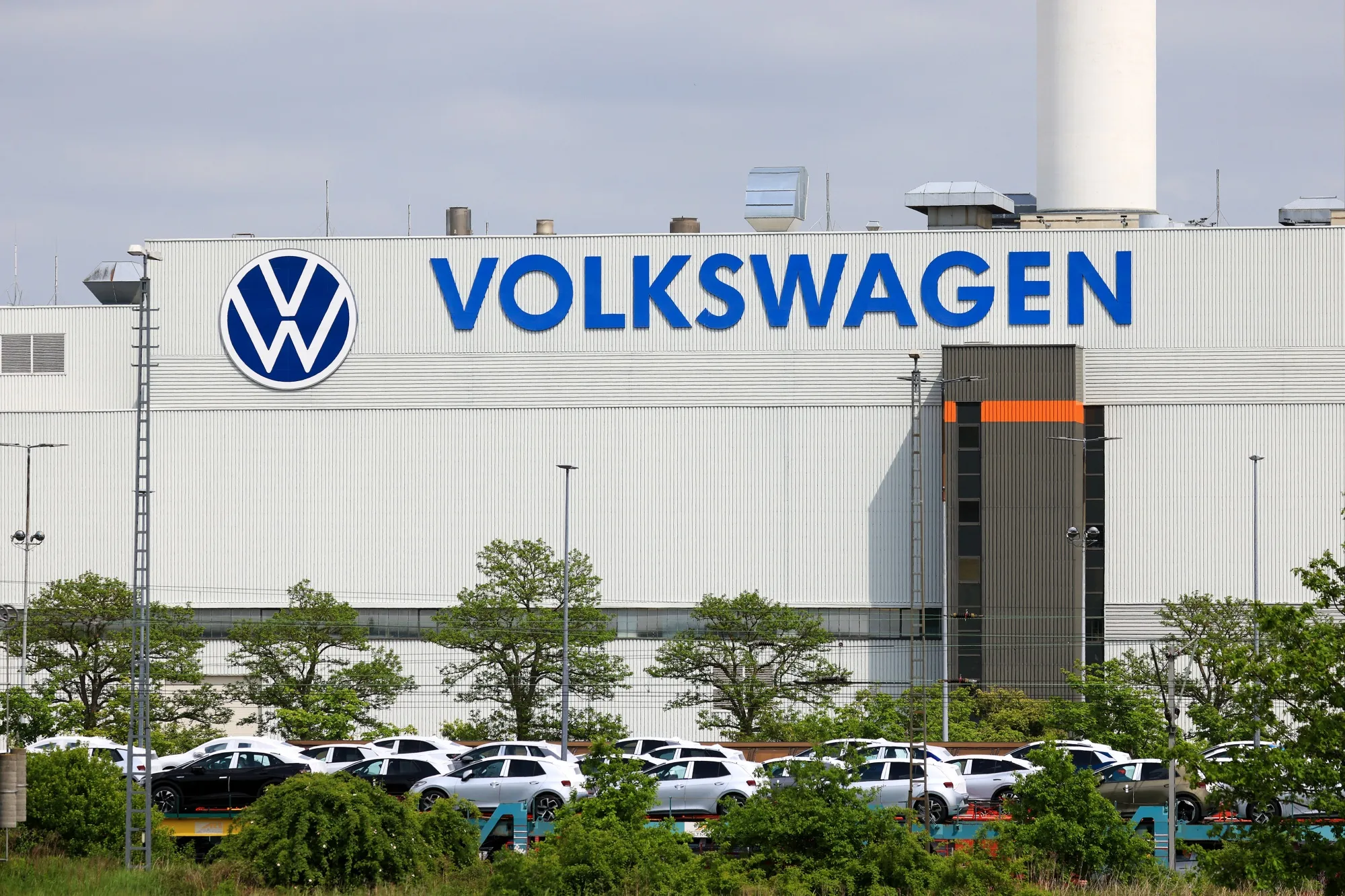 The Volkswagen plant in Zwickau, Germany.