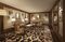 A mezzanine level VIP room.