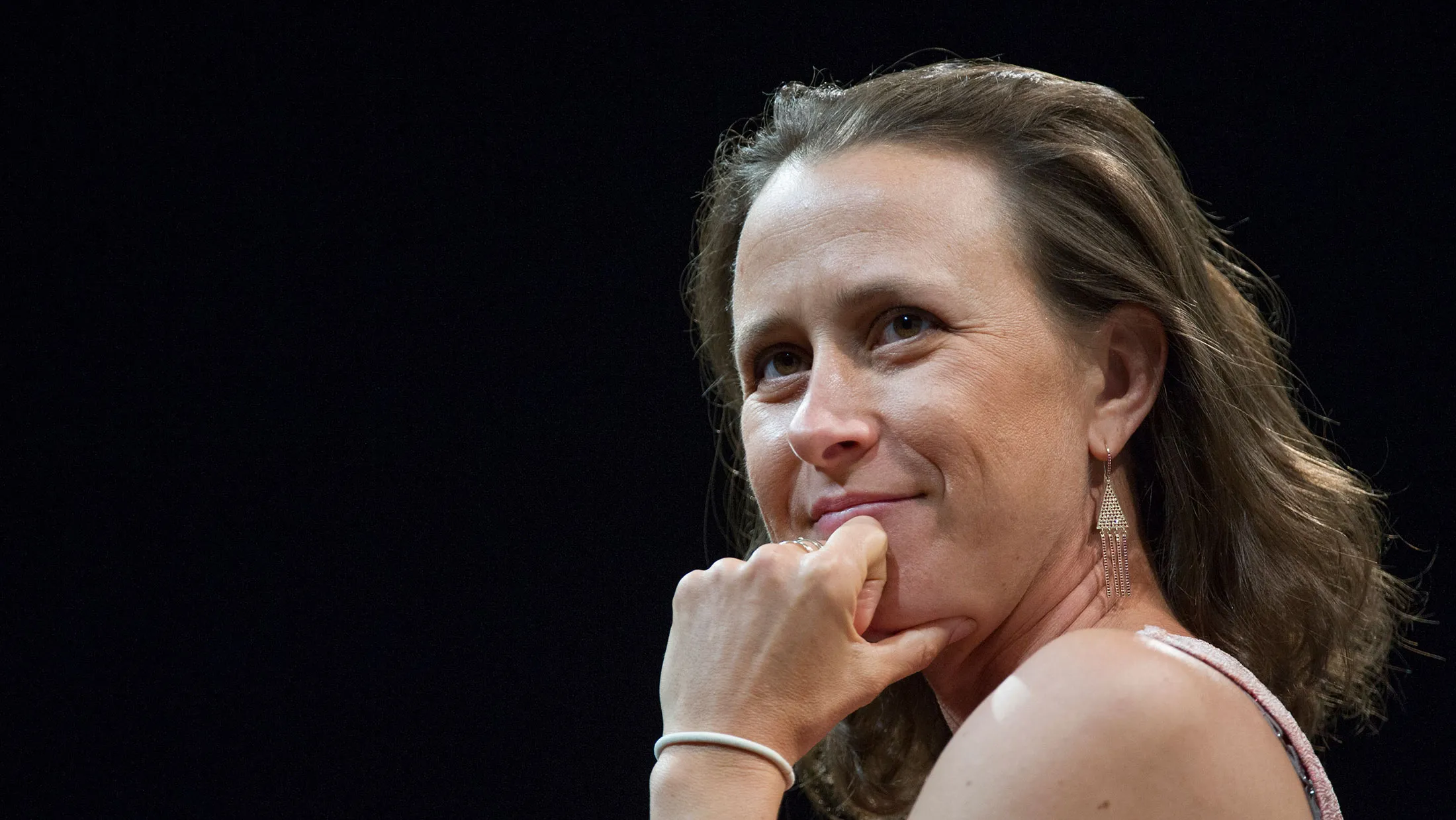 Anne Wojcicki, co-founder and chief executive officer of 23andMe, speaks during a keynote session at the South By Southwest (SXSW) Interactive Festival in Austin, Texas.
