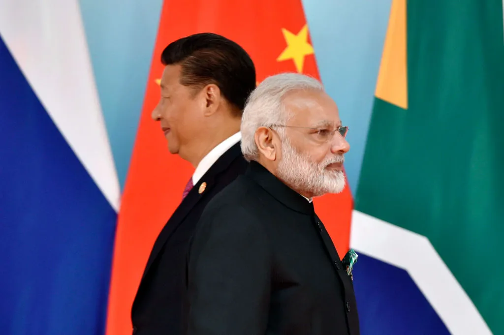 Xi Jinping and Narendra Modi