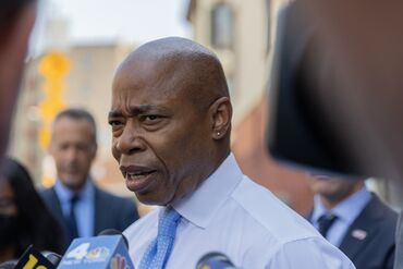 Mayor Adams Visits A Cooling Center During Heat Wave