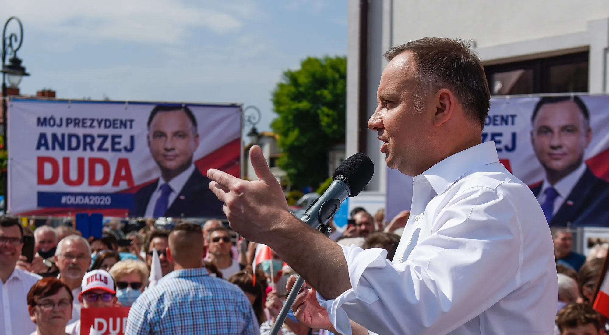 President Duda Holds Campaign Rally Ahead Of Postponed Election