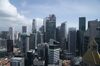 Capitaland Ltd.'s CapitaGreen building, center, stands next to commercial and residential buildings in the central business district (CBD) in Singapore, on Wednesday, Jan. 23, 2019. CapitaLand will become Asia's largest diversified real estate manager as Lee Chee Koon, who took the top job in September, wastes no time putting his mark on the developer.