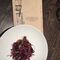 The salt-baked beet salad with smoked trout roe.