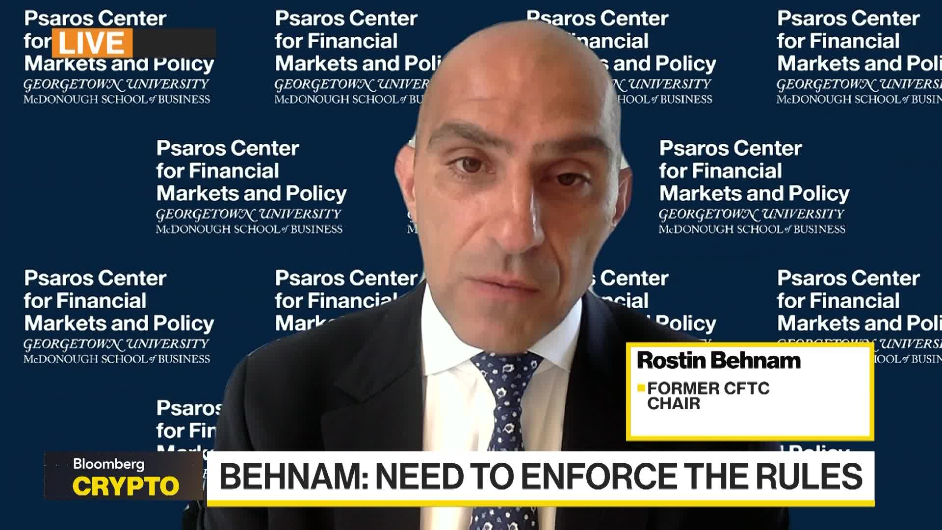 Watch Need To Enforce Crypto Rules on Gov. Officials and Families: Behnam -  Bloomberg
