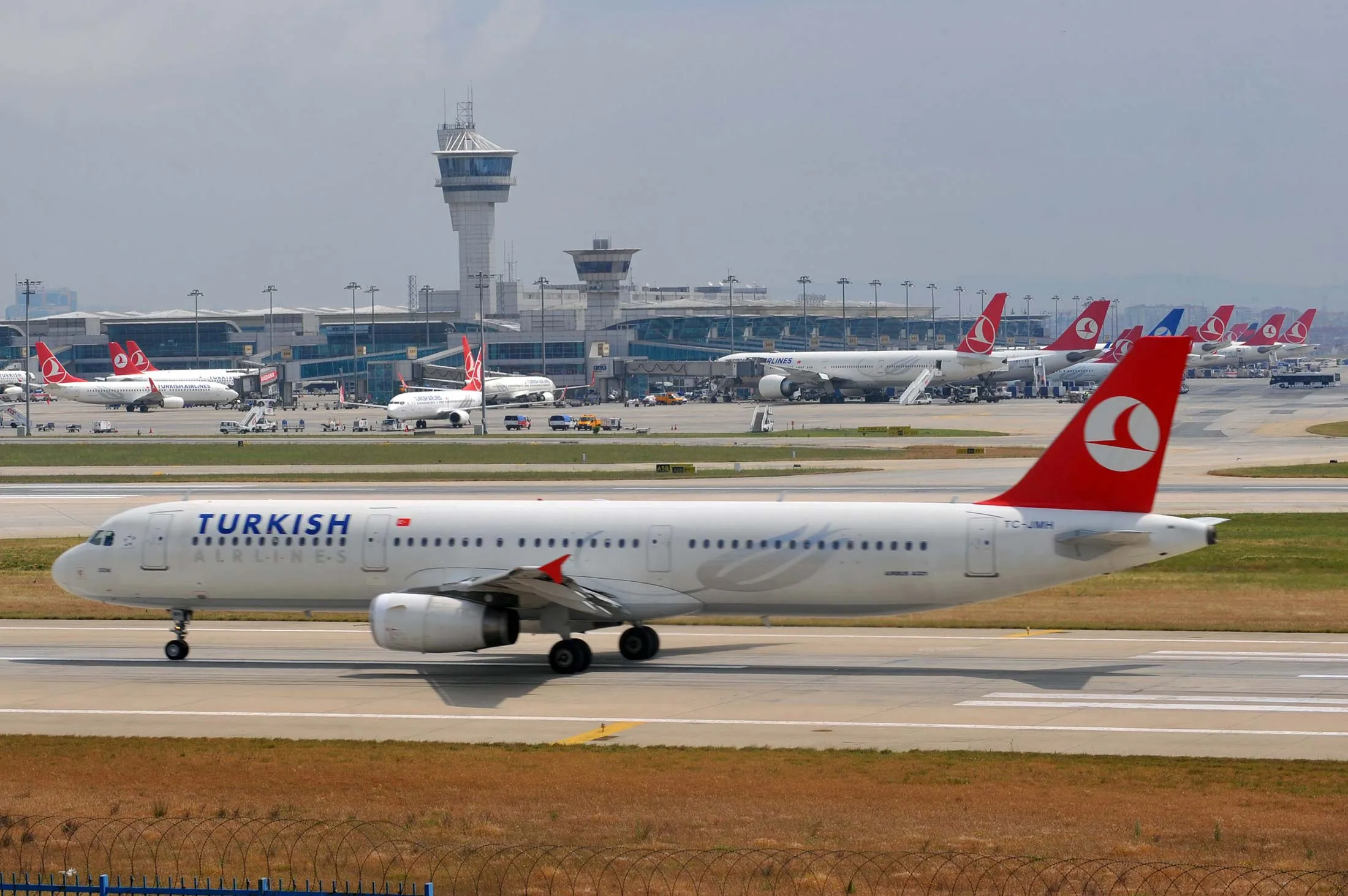 Ataturk Airport in Istanbul.
