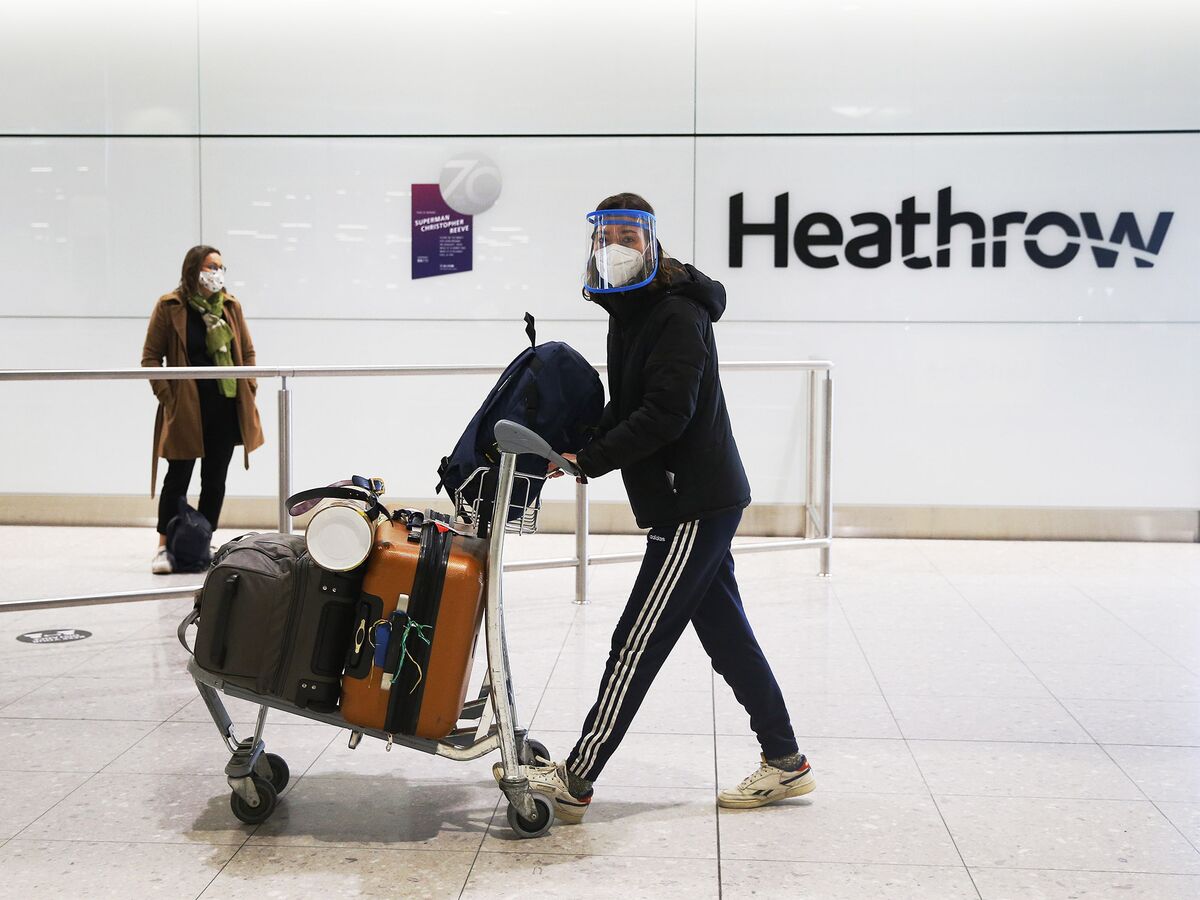 U.K. to Bring in Hotel Quarantine for Travelers From Feb. 15 - Bloomberg