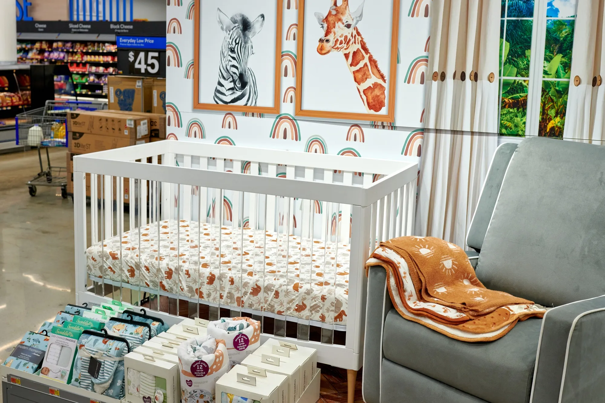 Walmart stores are revamping their stores, adding elaborate displays aimed at encouraging shoppers to browse.
