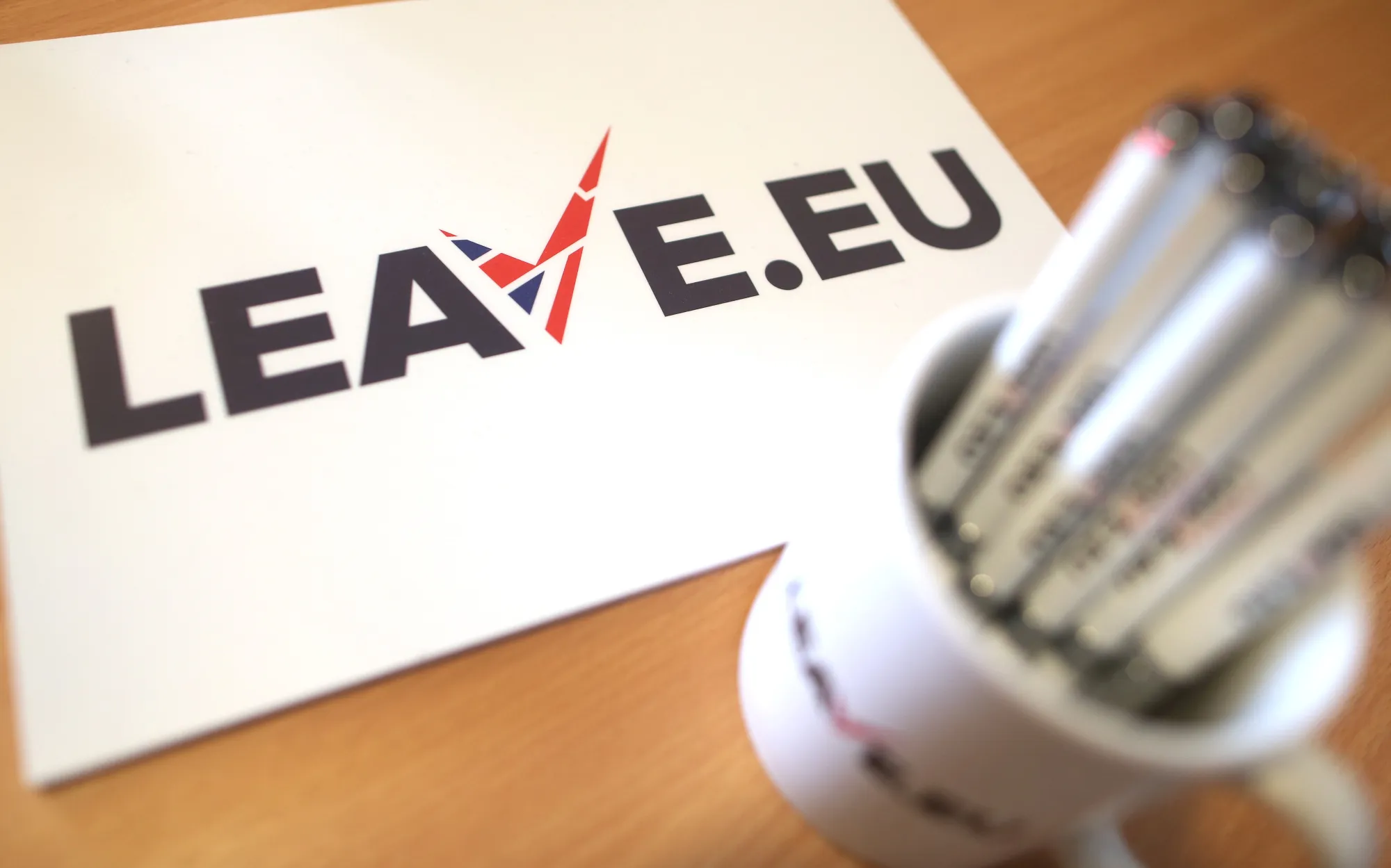 Inside The Leave.EU Campaign Headquarters As CBI Say Brexit Vote Clouding U.K.'s Growth Outlook 