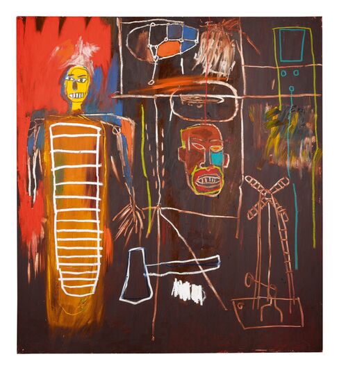 “Air Power” (1984) by Jean-Michel Basquiat.
