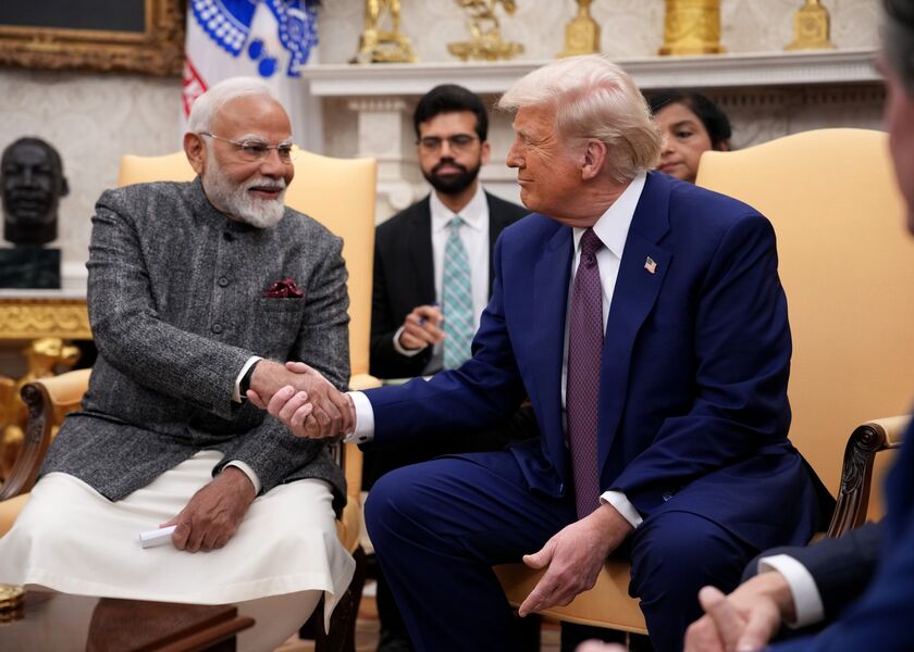 President Trump Welcomes Indian Prime Minister Modi To The White House