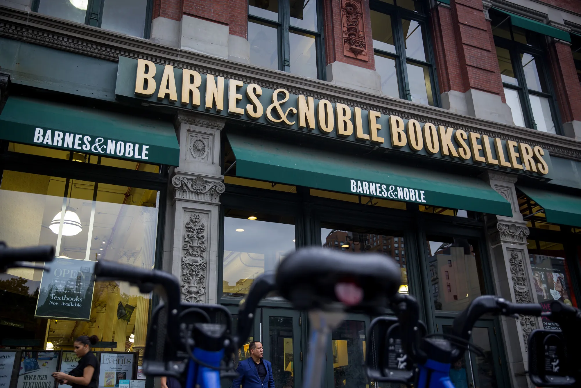 A Barnes &amp; Noble Inc. store stands in New York.