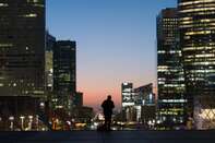 The La Defense Business District as France Suffers Rough Start to 2023
