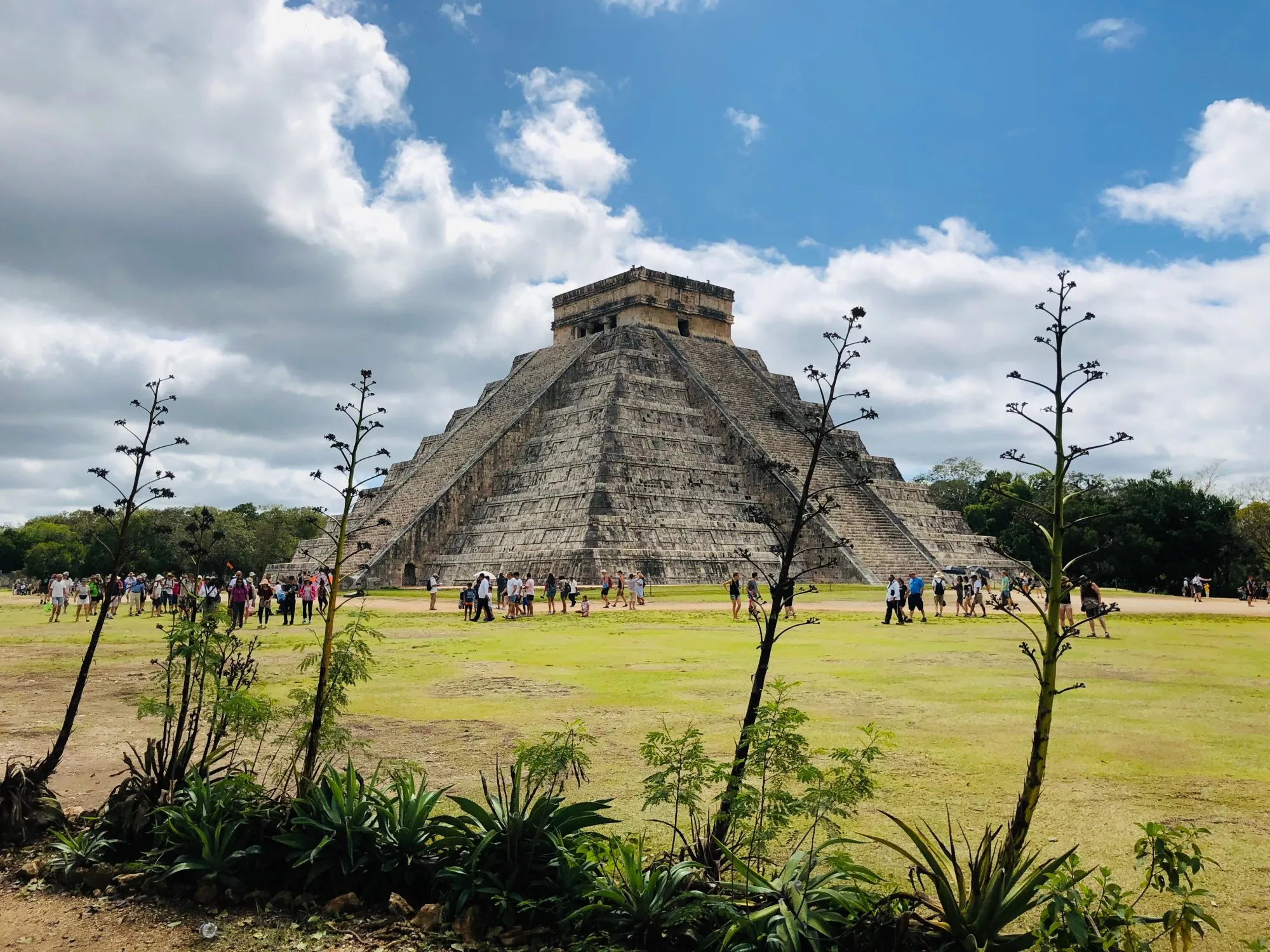 Not just beautiful, but safe: the Kukulcan Pyramid at the Mayan archaeological site of Chichen Itza in Yucatan State