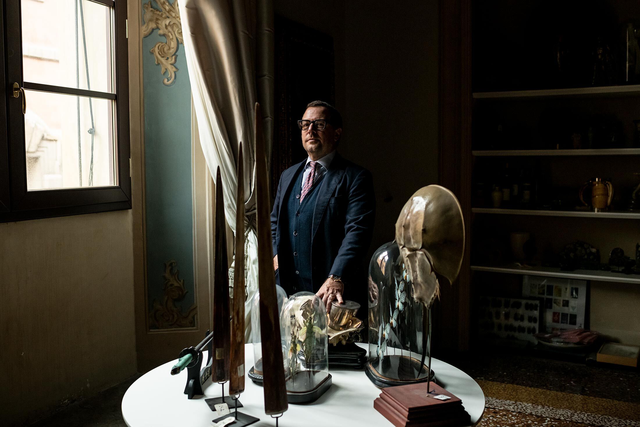 Jacopo Di Stefano at his office in Bologna, Italy.