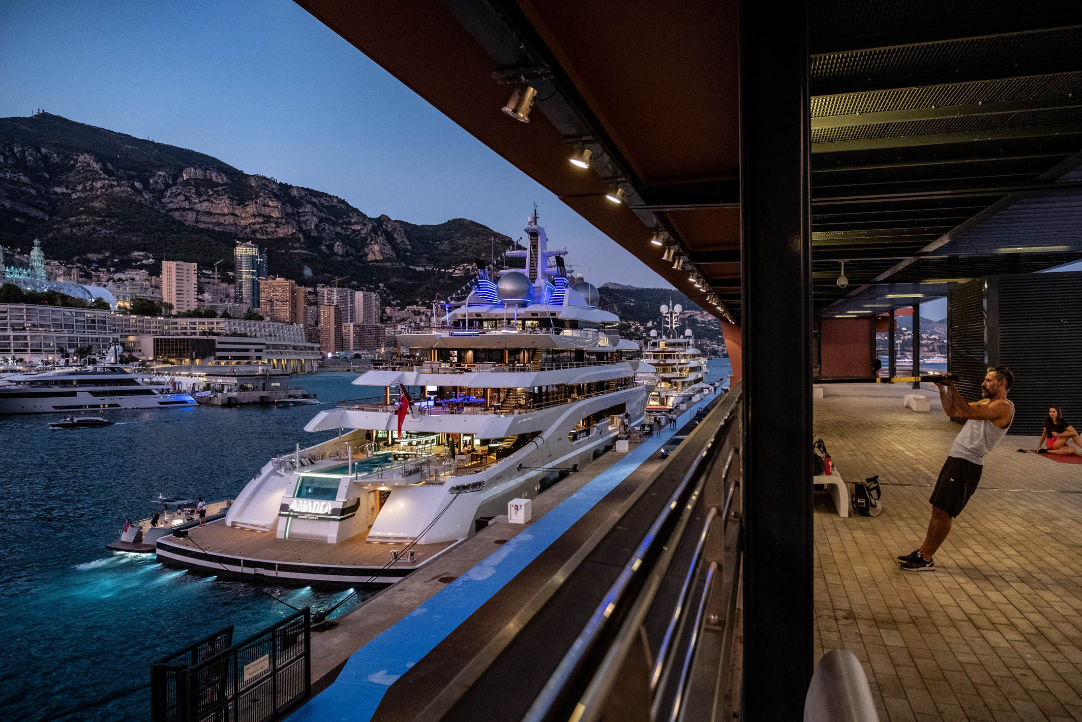 is the streets of monaco yacht real