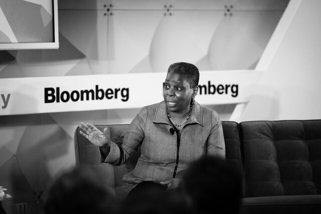 Ursula Burns, senior advisor of Teneo Holdings LLC, speaks during the Bloomberg Breakaway CEO Summit in New York, U.S., on Thursday, June 21, 2018. The Breakaway Summit is a gathering point for the community to acquire new strategies, skills, and perspectives that can transform their organizations, while building the peer relationships that make them more effective leaders.