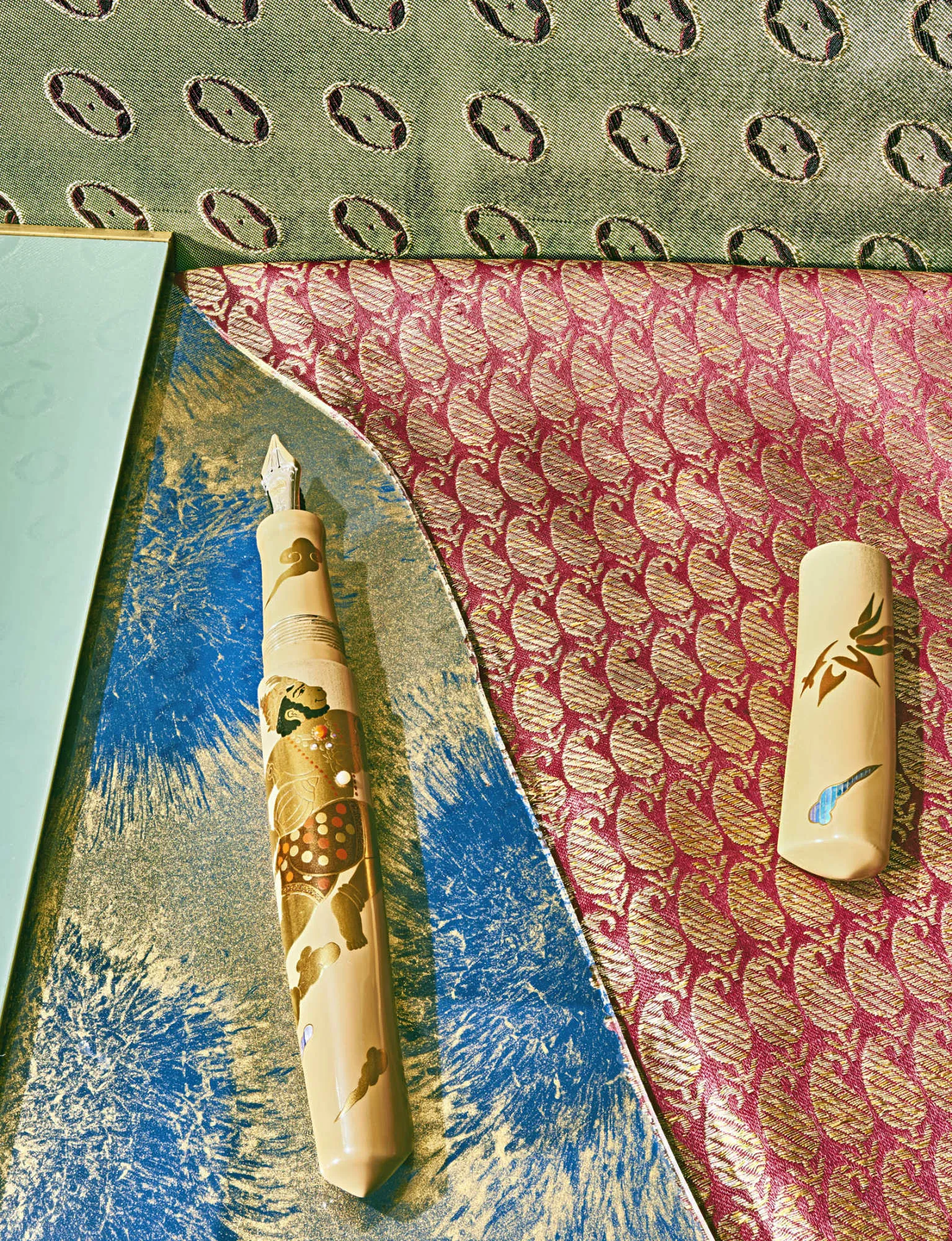 Nakaya decorated its Dorsal Fin Version 2 fountain pen ($5,000) with a motif of Hanuman, a Hindu deity.