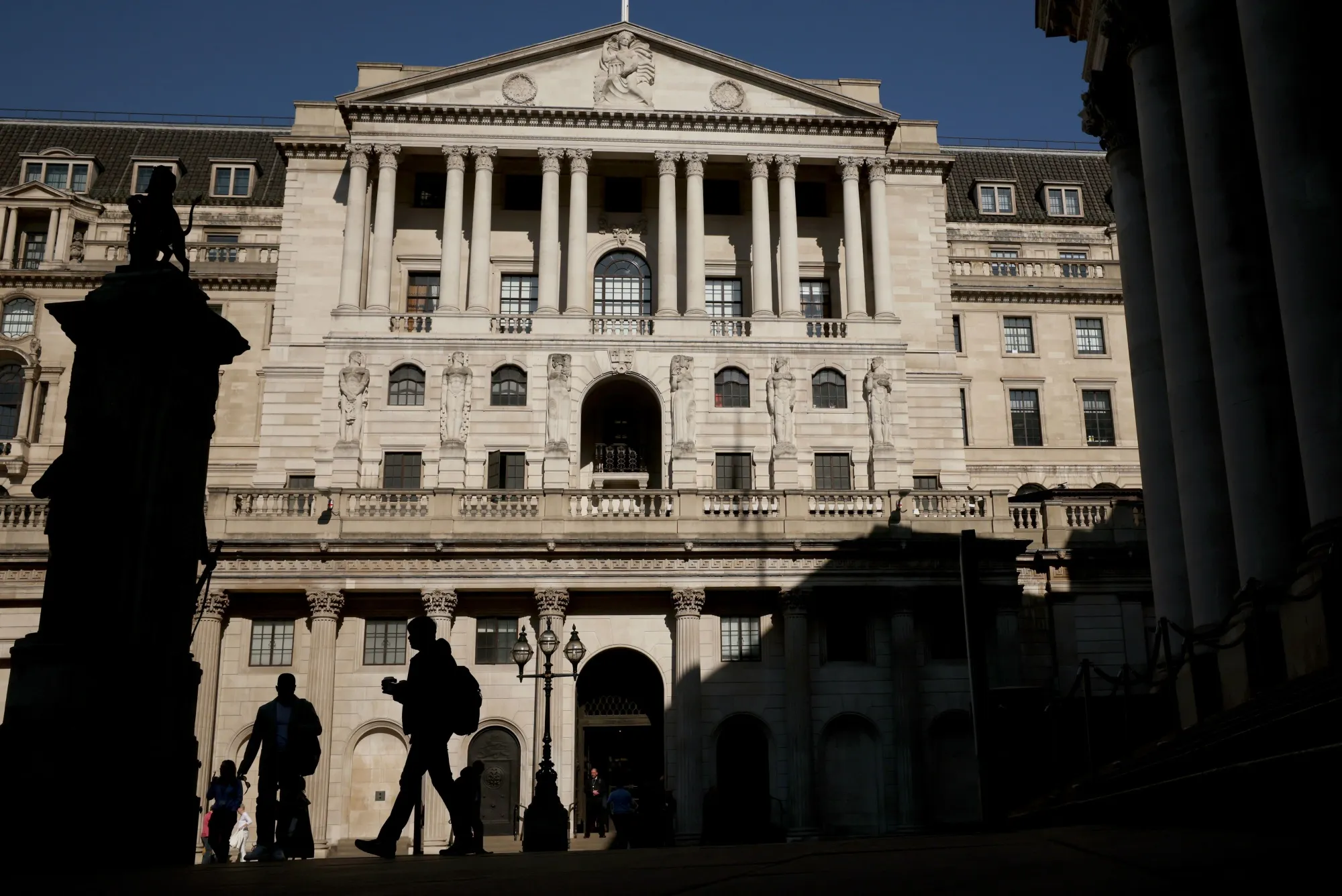 The Bank of England in London.