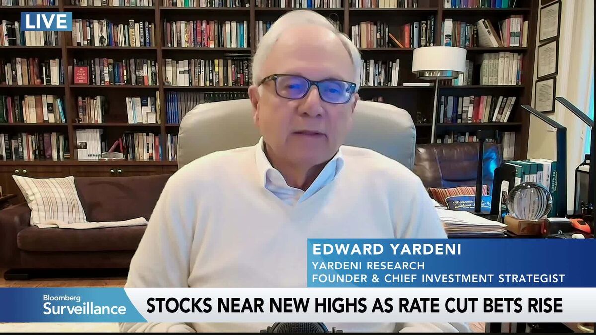 ⚫️ BLOOMBERG: "Previsioni di Yardeni: Un possibile melt-up per l'S&P 500 con un taglio dei tassi di interesse"