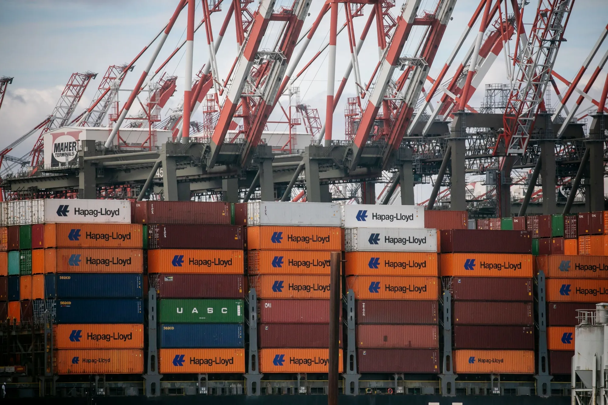 US dockworkers at ports on the East and Gulf coasts are less than 24 hours away from striking amid stalled talks with the group representing ocean carriers and port terminal operators.