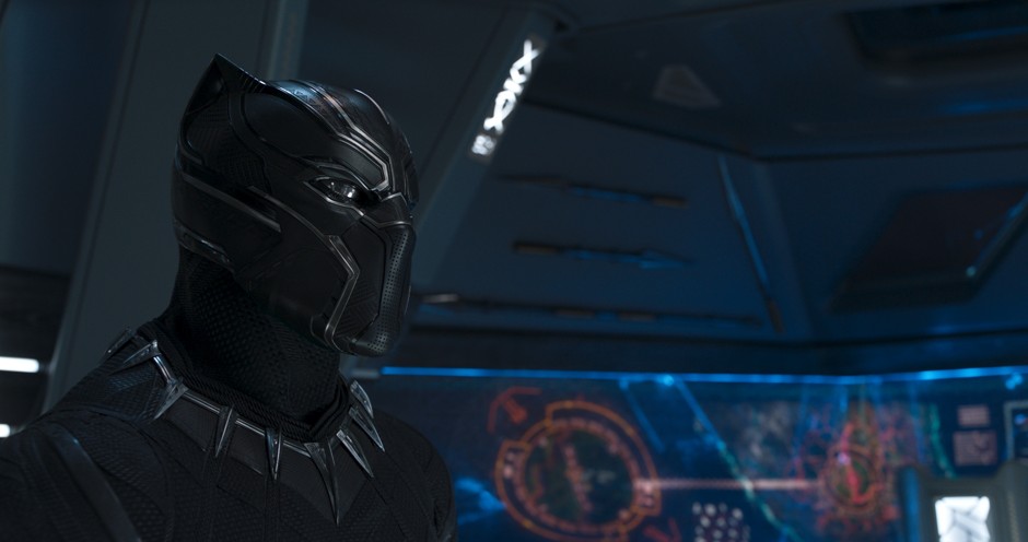 The Black Panther at his lab in Wakanda.