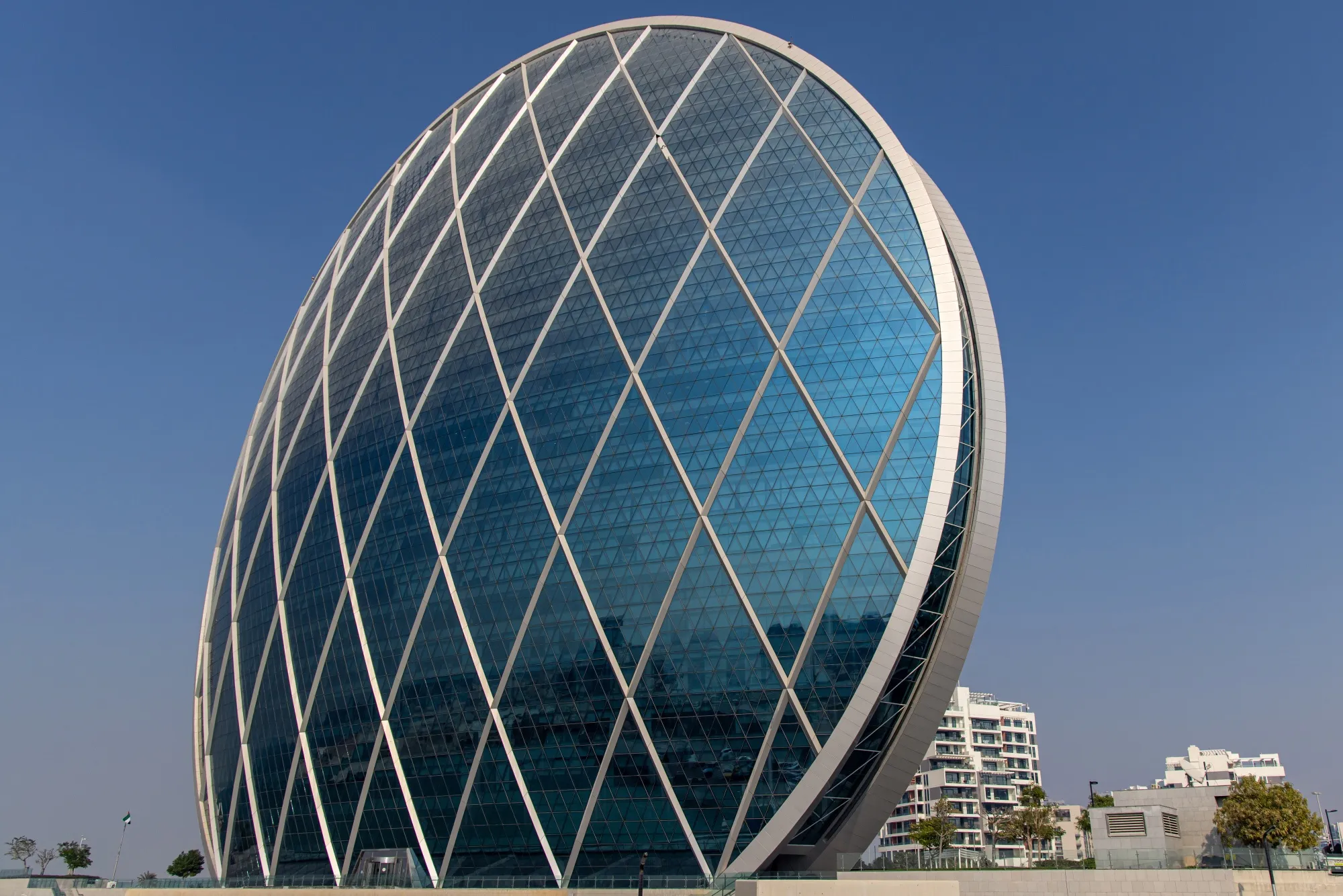 The Aldar Properties headquarters in Abu Dhabi.
