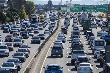 Traffic Ahead Of The Thanksgiving Holiday