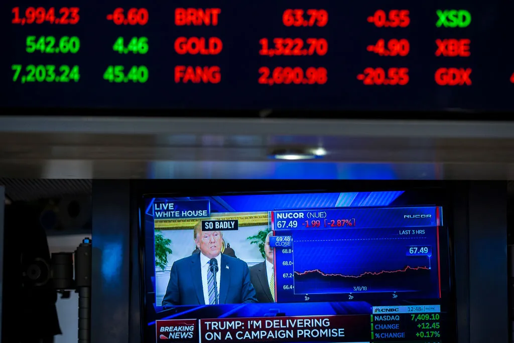 President Donald Trump isnt bragging about the market these days.