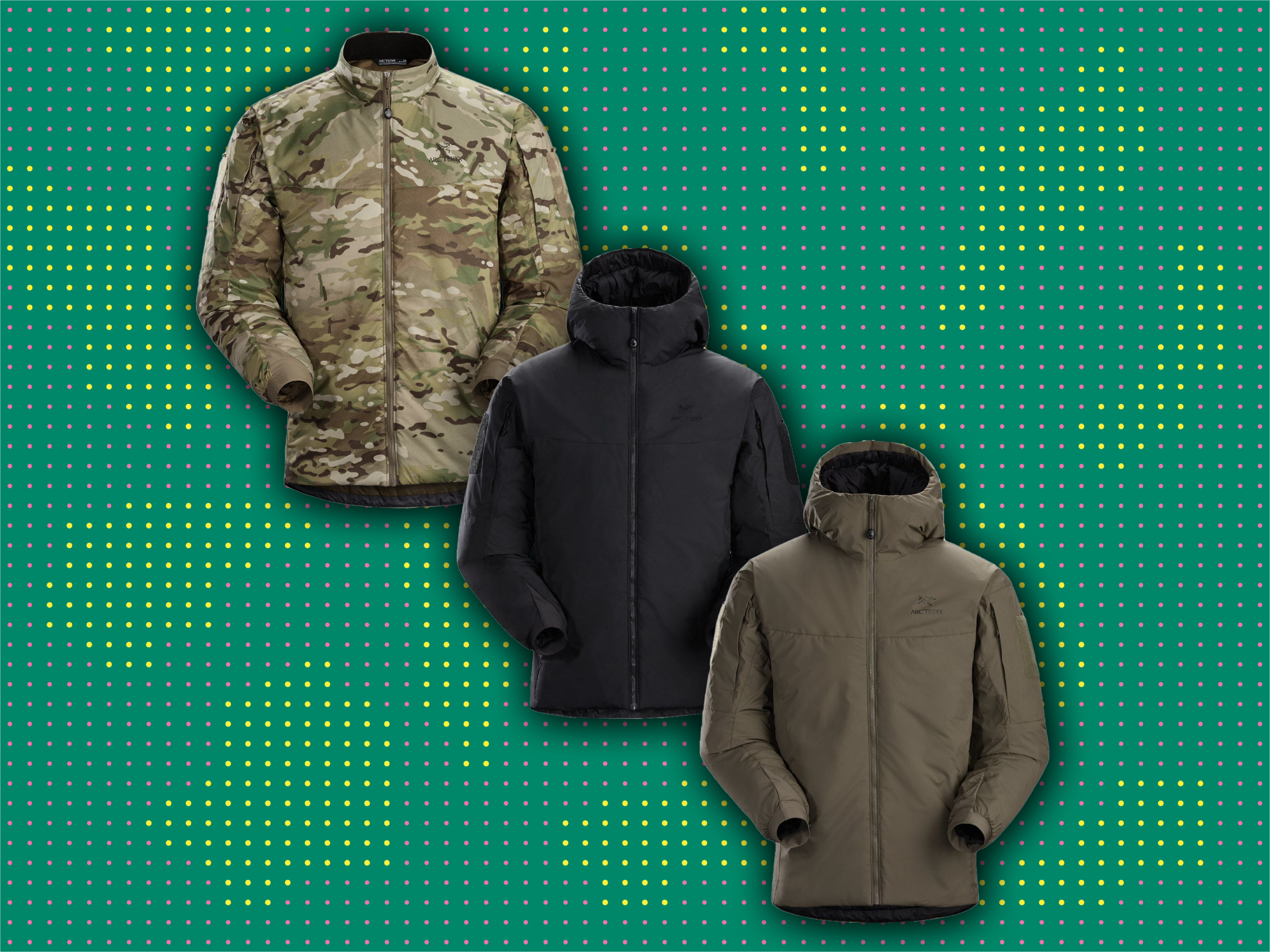 Arc’teryx LEAF clothing.