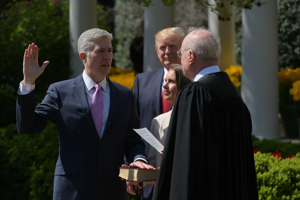 Welcome, Justice Gorsuch.
