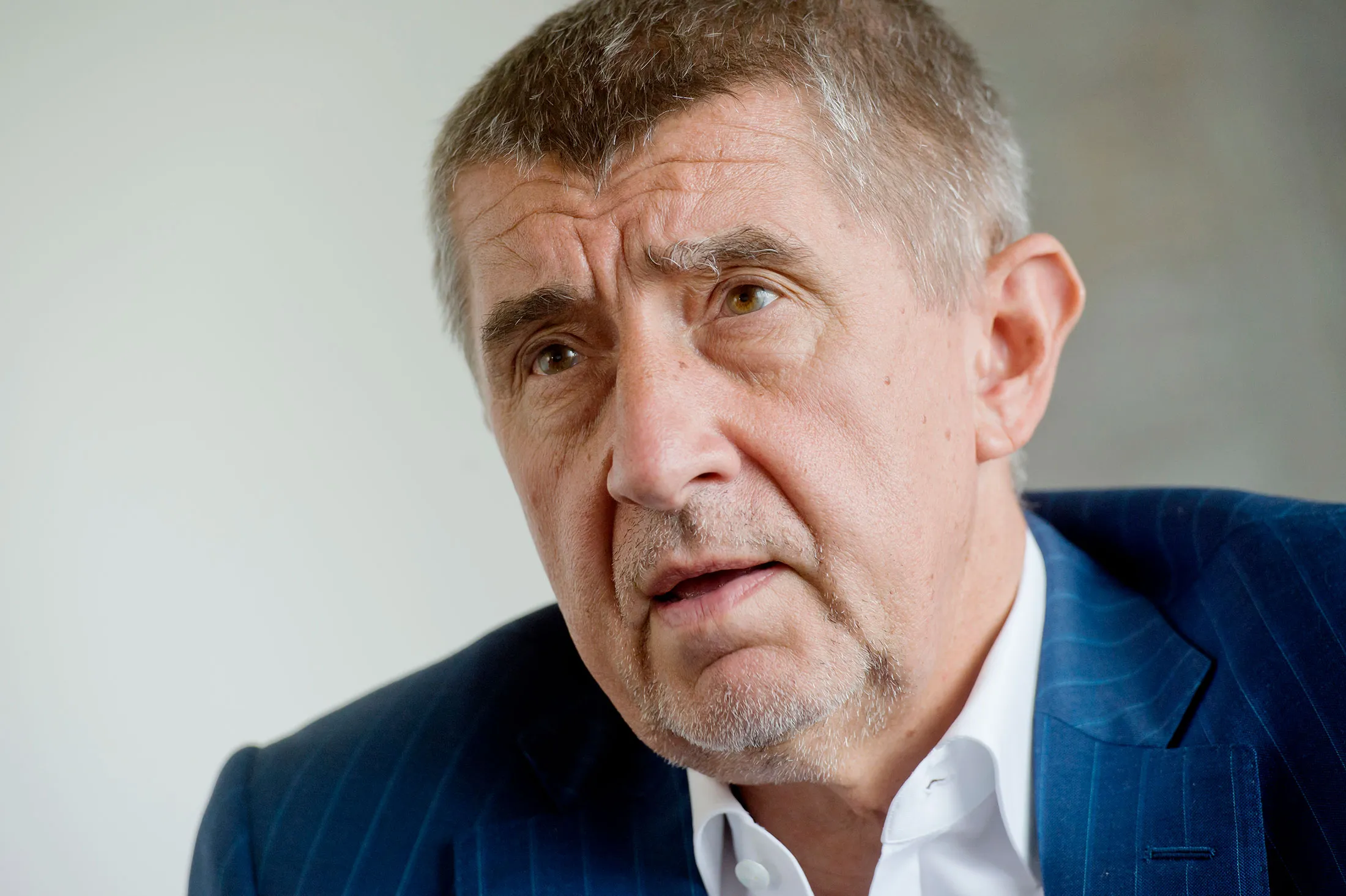 Former Czech Finance Minister Andrej Babis&nbsp;on May 31.