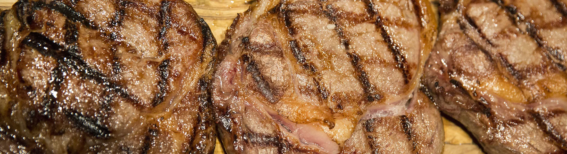 Wagyu steak by Chef Dan G Christiansen from Denmark sit on a table at Wagyu Mafia, members only restaurant, in Tokyo, Japan, on Thursday, Sept. 28, 2017.
