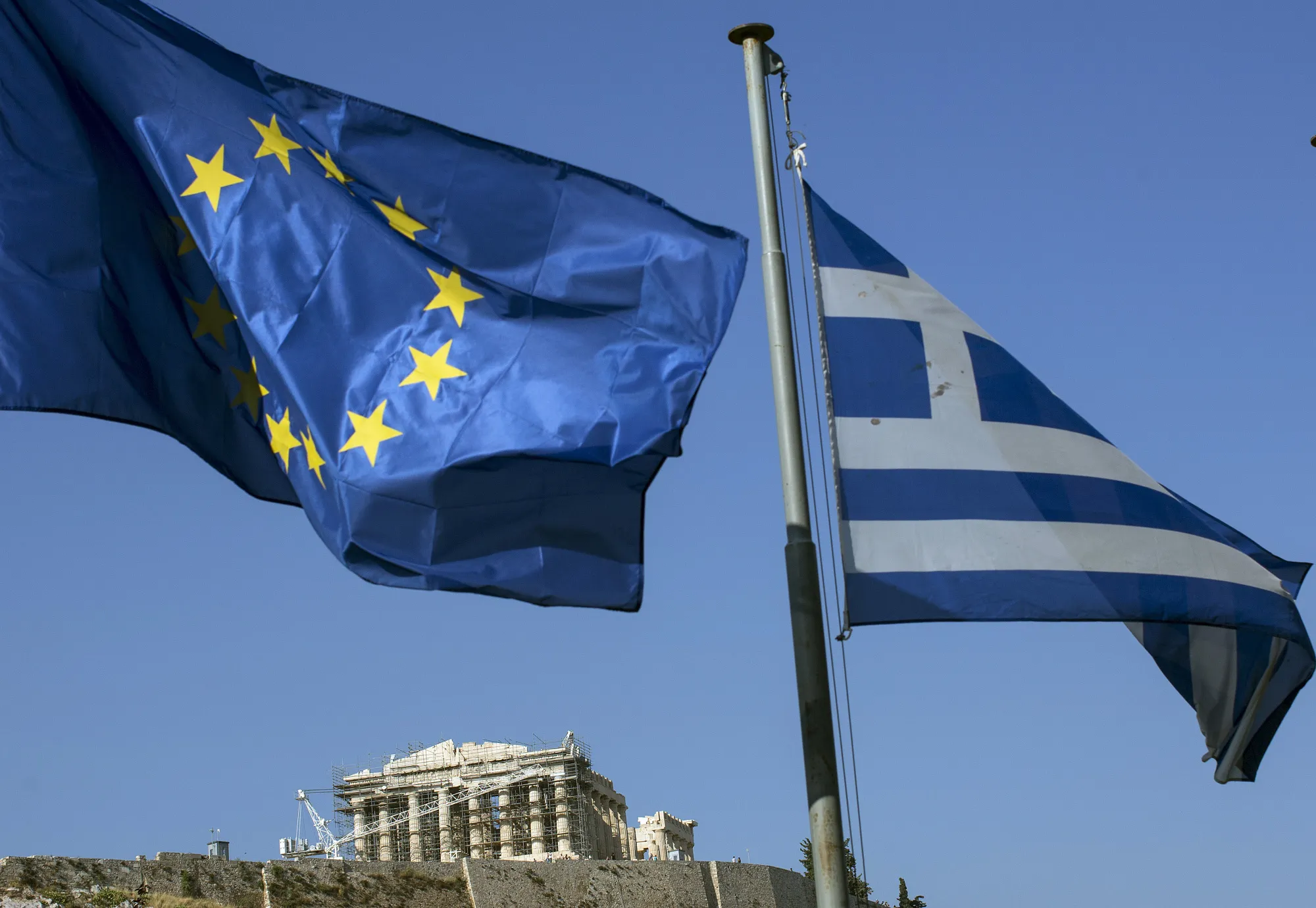 Grexit risks remain.
