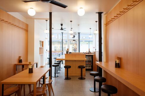 The dining room is small and diners are unlikely to linger.