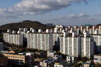 An apartment complex in Gimpo, South Korea, on Nov. 17, 2023.