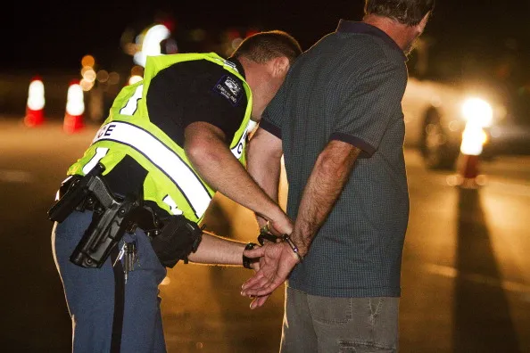 Drunk driving arrest.
