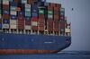 A bird flies past the APL Danube container ship approaching the Port of Los Angeles in Los Angeles, California, U.S., on Wednesday, March 28, 2018. Long-only exchange-traded funds (ETFs) linked to broad baskets of energy, metals and agricultural products attracted $2.66 billion this quarter, Bloomberg Intelligence estimates show. While that's the largest quarterly inflow in data going back to 2005, the stream of money slowed in March as the U.S.-China trade row clouded the outlook for economic growth.