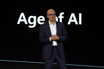 Satya Nadella at Microsoft Build AI Day Summit