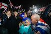 Parliament Square Party Celebrating U.K. Leaving European Union